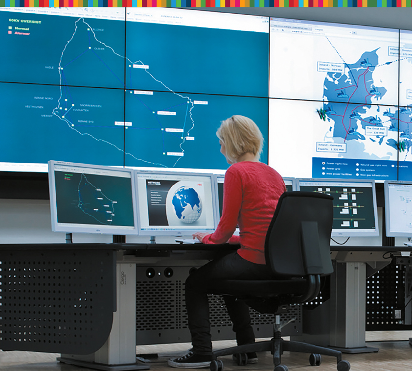 Illustration. Powerlab hos DTU holder øje med det bornholmske elnet.